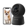 Laxihub 5MP Wi-Fi Surveillance Camera Baby Monitor 360¬∞ Indoor Home Black Security PT Camera 2K+ Night Vision Wi-Fi Cam For Pet Nanny P2F Without TF/