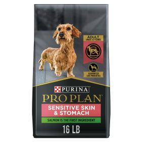 Purina Pro Plan Sensitive Skin and Stomach for Adult Dogs Under 20 lb Salmon 16 lb Bag