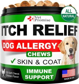 Dog Allergy Chews   Itch Relief for Dogs   Dog Allergy Relief   Anti Itch for Dogs   Dog Itchy Skin Treatment   Dog Allergy Support   Hot Spots   Immu