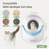 Self-Cleaning Cat Litter Box, Automatic Cat Litter Box for Multiple Cats with APP Control/Safety Protection
