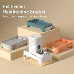 Phone App Control Tuya Smart Wifi Advanced Auto Reminder Timed Cat Dog Food Dispenser Automatic Pet Feeder camera (Color: Adjustable Height Stand)