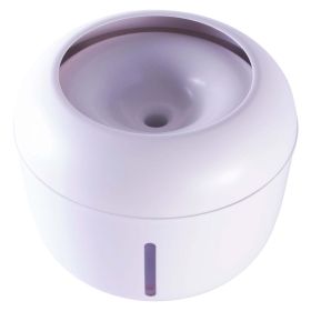 Pet Life 'Moda-Pure' Ultra-Quiet Filtered Dog and Cat Fountain Waterer (Color: White)