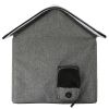 Pet Life "Hush Puppy" Electronic Heating and Cooling Smart Collapsible Pet House